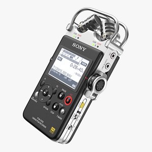 3D sony pcm d-100 recorder model