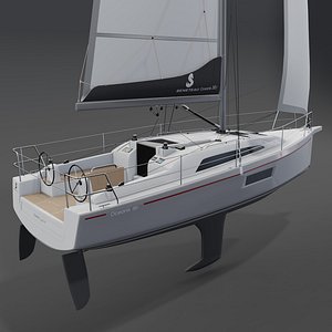 BENETEAU OCEANIS YACHT 30 1 3D Yacht PBR model