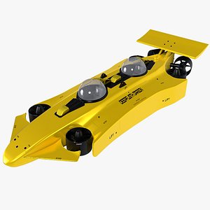 Yellow DeepFlight Dragon Submarine