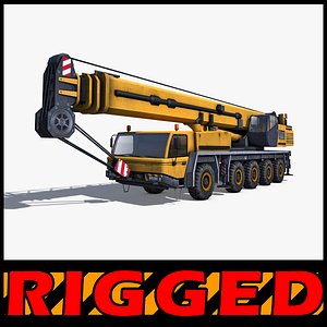 Mobile Crane Rigged