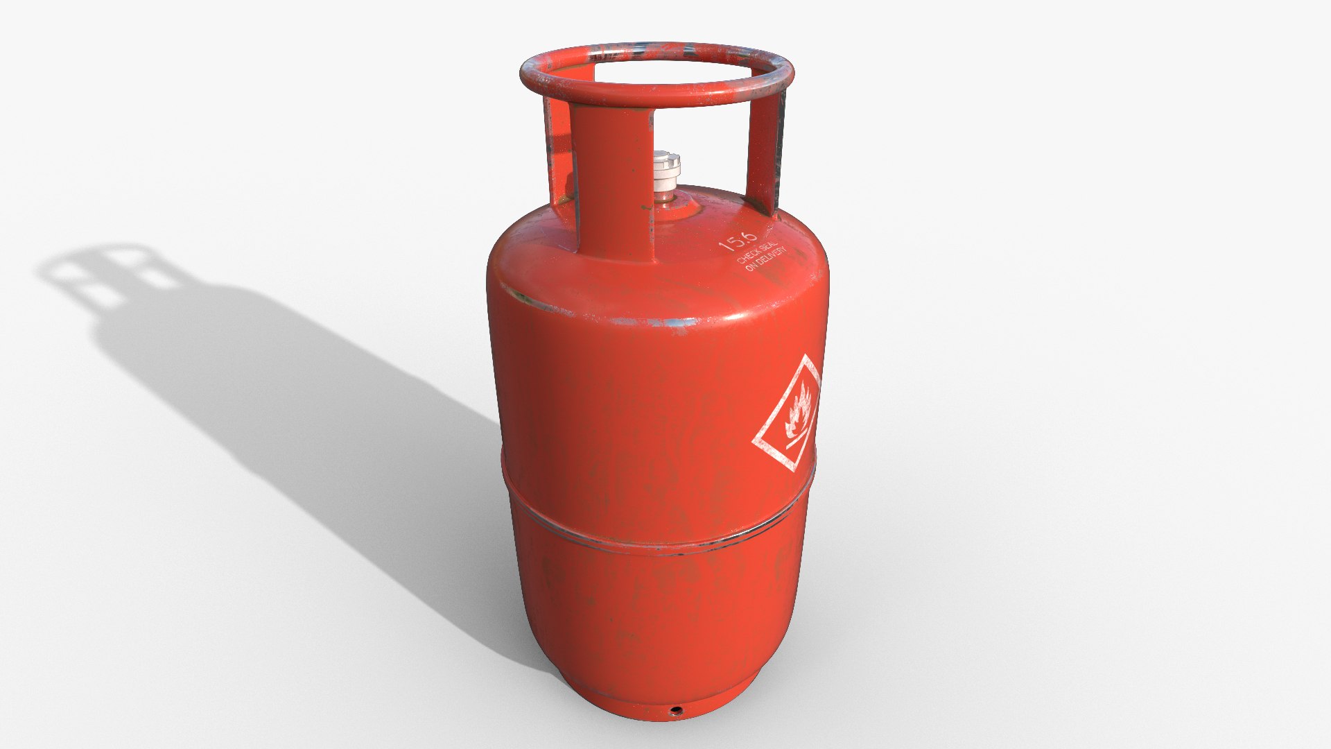 3D Gas Cylinder Model TurboSquid 2088599