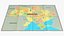 3D Ukrainian Flags and Map Collection V1 model