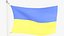 3D Ukrainian Flags and Map Collection V1 model