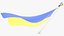 3D Ukrainian Flags and Map Collection V1 model