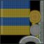 3D Ukrainian Flags and Map Collection V1 model