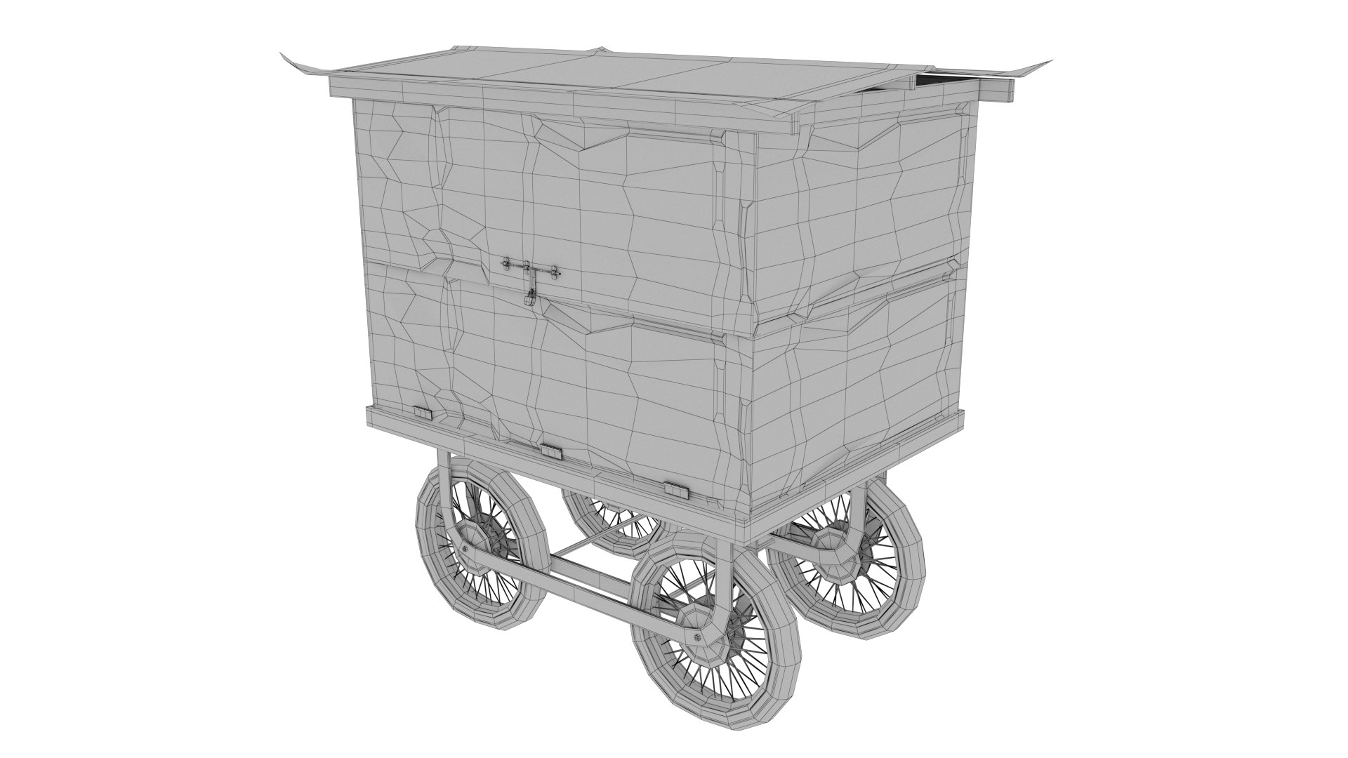 STREET CART model TurboSquid 2145196