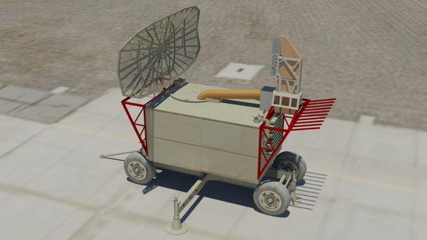 Modelo 3d Radar Low Poly Jy 8 Turbosquid 1699006 