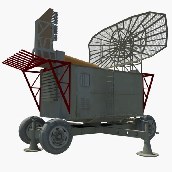 Modèle 3d De Radar Low Poly Jy 8 Turbosquid 1699006 