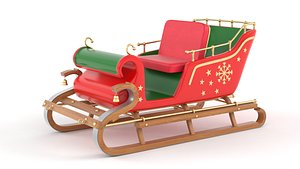 Santa Sleigh model