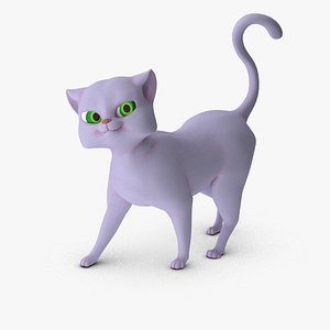 3d cat toon