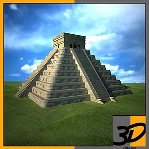3d model chichen itza