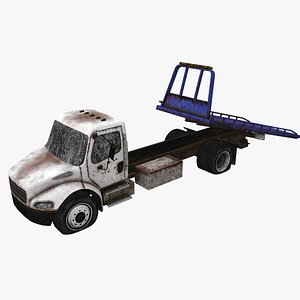 3D abandoned truck car