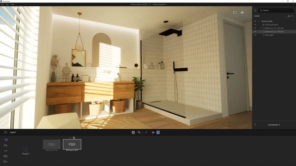 modelo 3d Cuarto de baño cálido y acogedor n.º 1 - TurboSquid 1868635