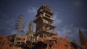 Modular Watchtower  36 Assets 3D