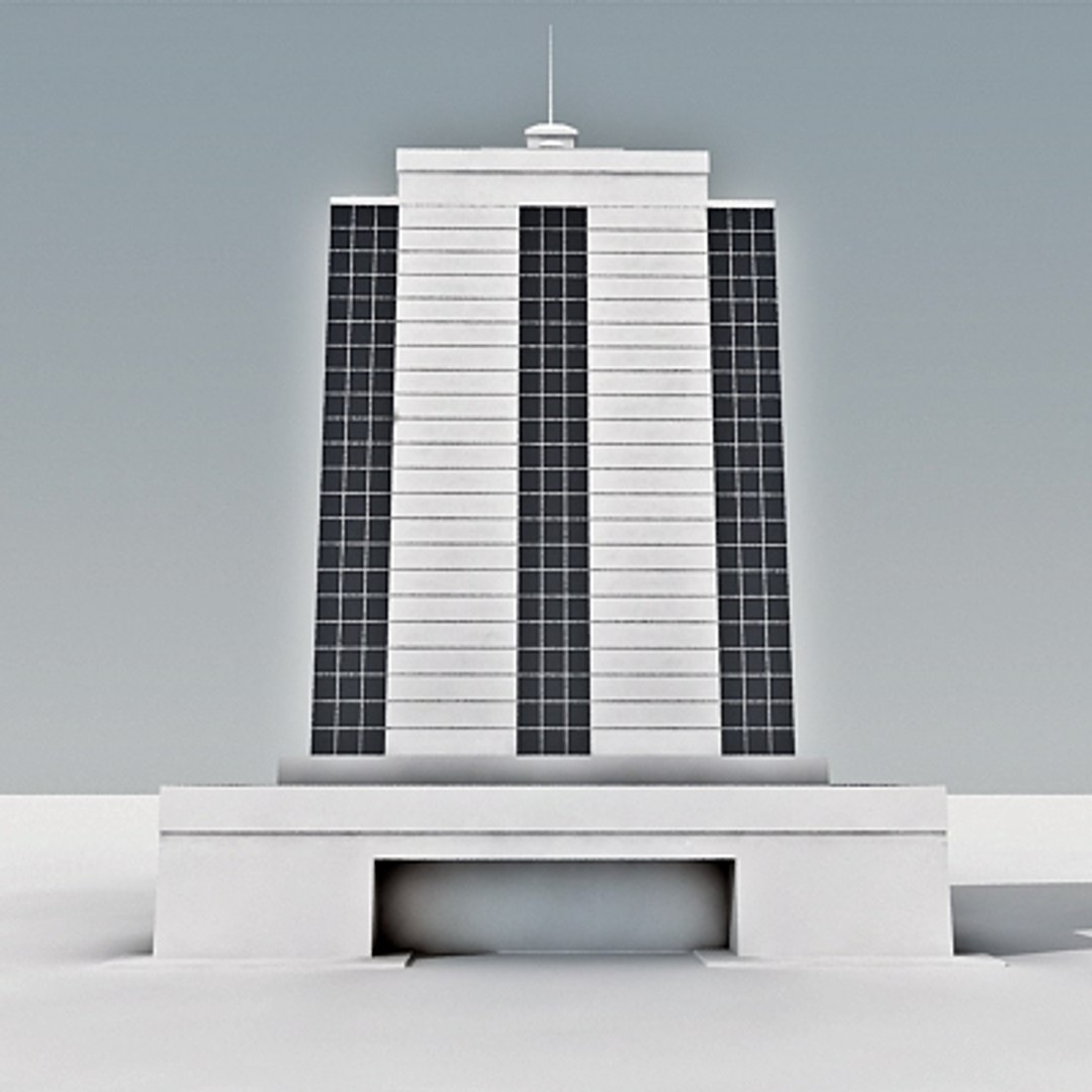 3d model of definition building