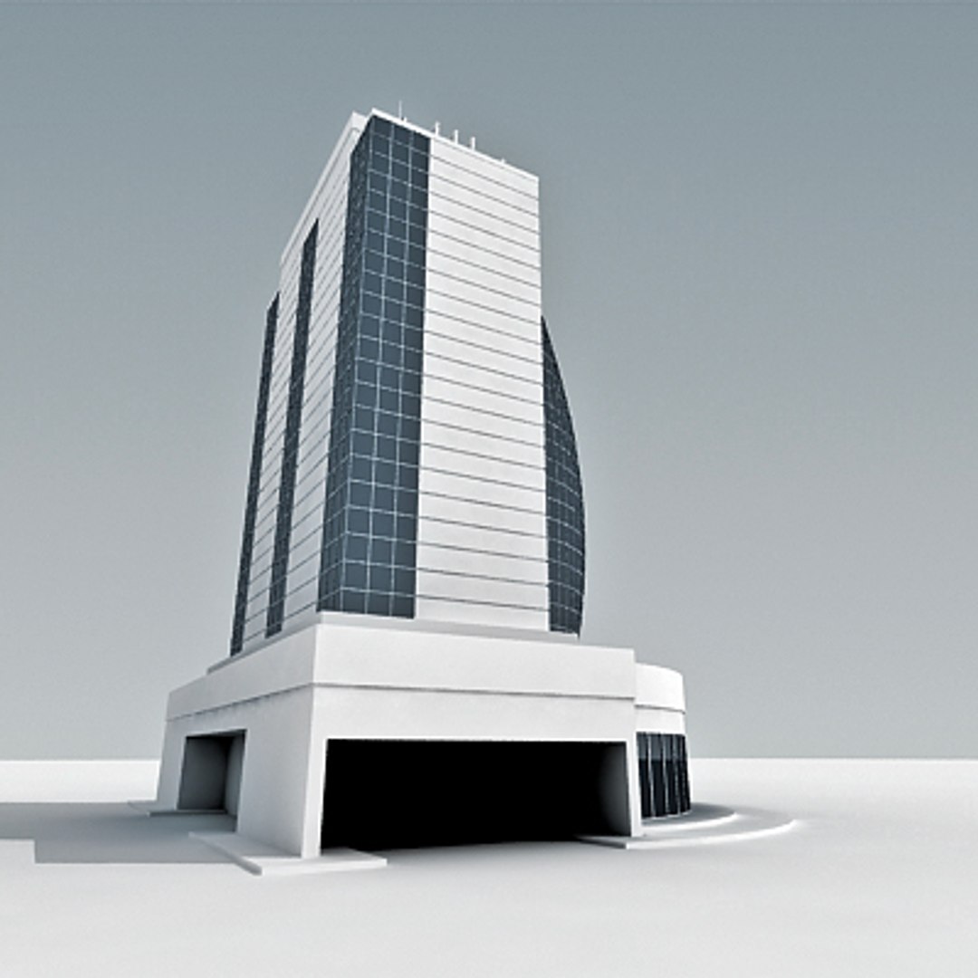 3d model of definition building