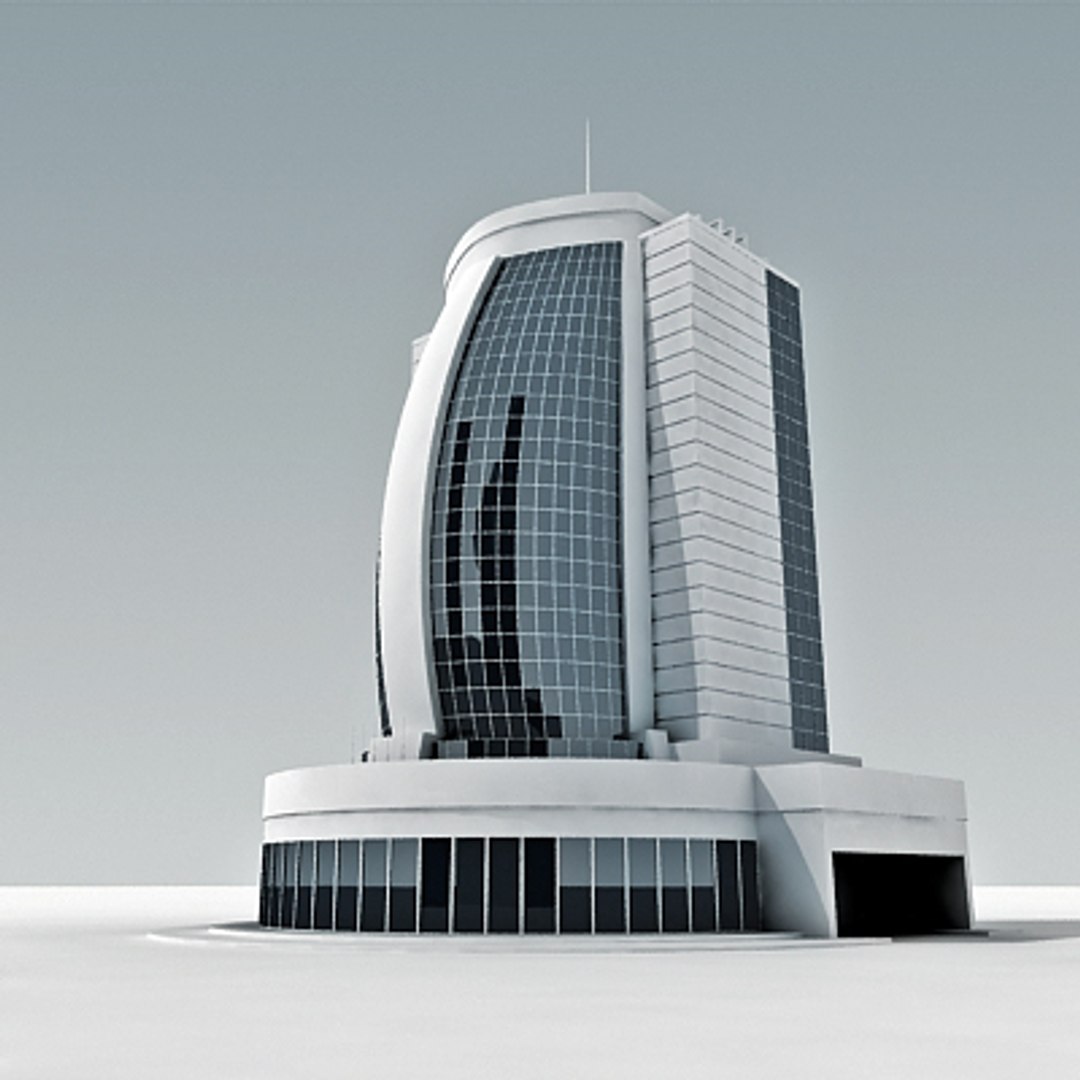 3d model of definition building