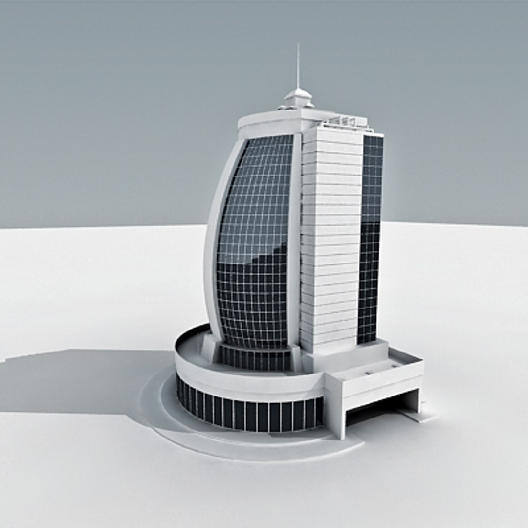 3d model of definition building