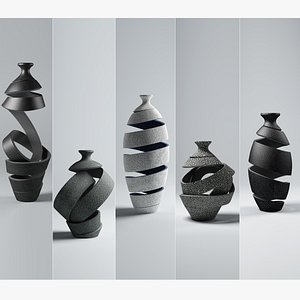 modern artwork sculpture 3D model