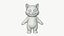 Gatto sorridente dei cartoni animati di alta qualità