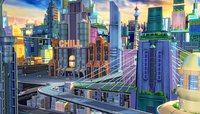 Cartoon SCI-FI City