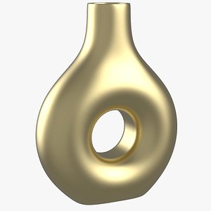 Torus Brass Vase