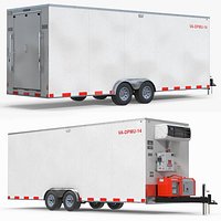 Medical Cold Storage Trailer Carrier Kubota Setup