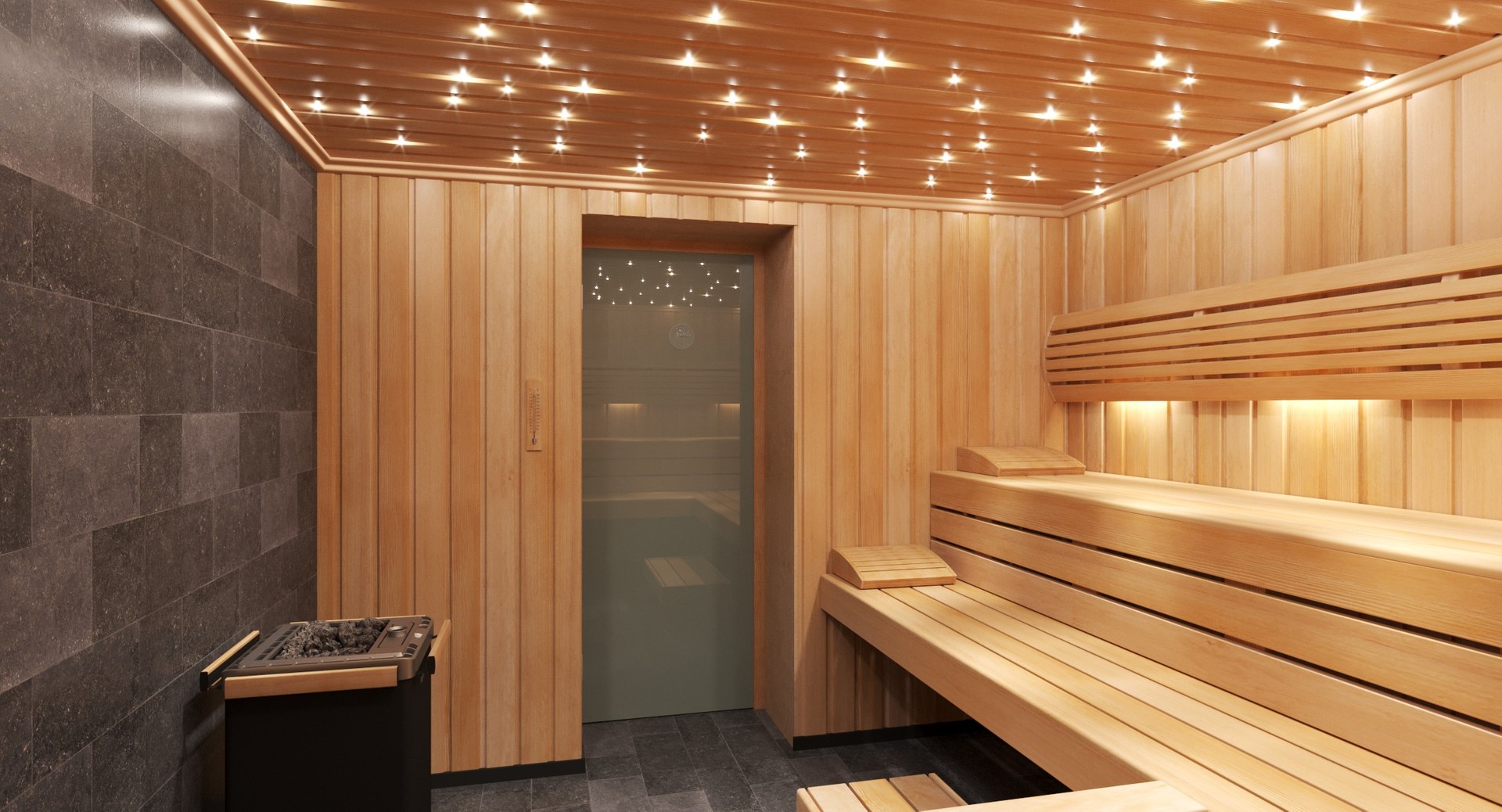 3D model sauna room interior - TurboSquid 1420799