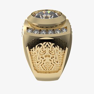 3D Men Ring 367