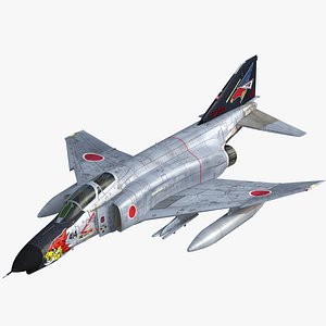 3D F-4EJ KAI Super Phantom 87-8414 JASDF 83 model