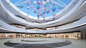 3D Shopping Mall 42 model