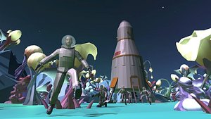 LOW POLY WORLD - ALIEN WORLD