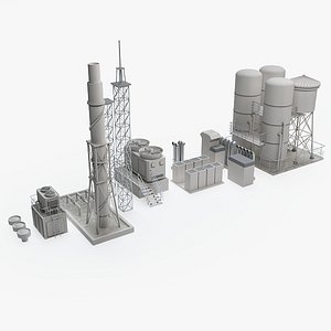conditioner ventilation tower 3d model