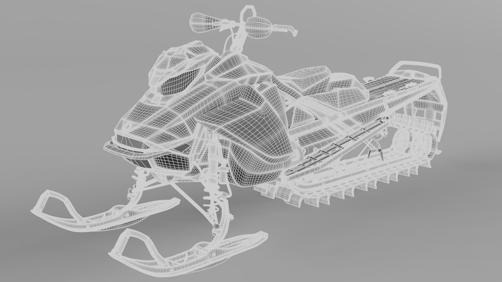 Snowmobile Ski-Doo Summit Neo Black-Yellow 2025 3D Model - TurboSquid ...