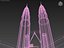 Petronas Towers Low poly