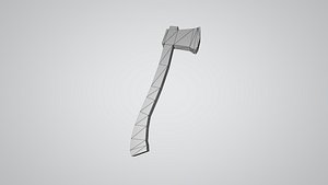 3D model ax hacha