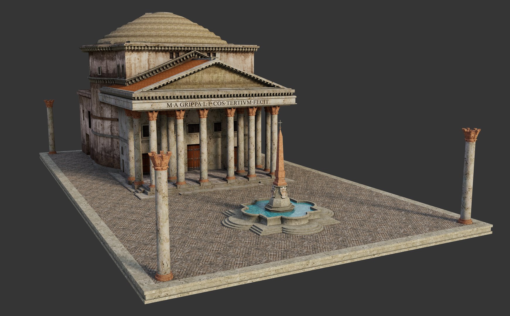 3D model Rome Collection https://p.turbosquid.com/ts-thumb/35/uAUjaF/XO/panthenon6/jpg/1777637126/1920x1080/fit_q87/09c13c3487b3139aa1a7d4f9bba39e5df8e2b2b1/panthenon6.jpg
