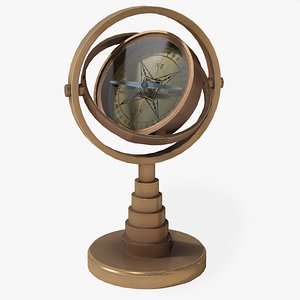 Antique Brass Gyroscopic Compass