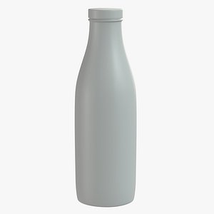 3D bottle buttermilk milk model