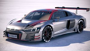 3D audi r8 lms model