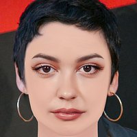 Carla Diaz Head - No Hair - Low poly head for game