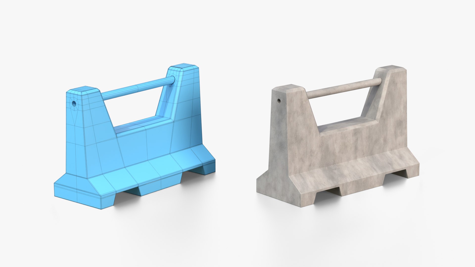 3D Concrete Forkfit Barrier - Traffic Props https://p.turbosquid.com/ts-thumb/36/0BSnlU/8A/r_21/png/1784306091/1920x1080/fit_q87/67bf5bbe220eeb147da7f3ba09587964c1c69eec/r_21.jpg