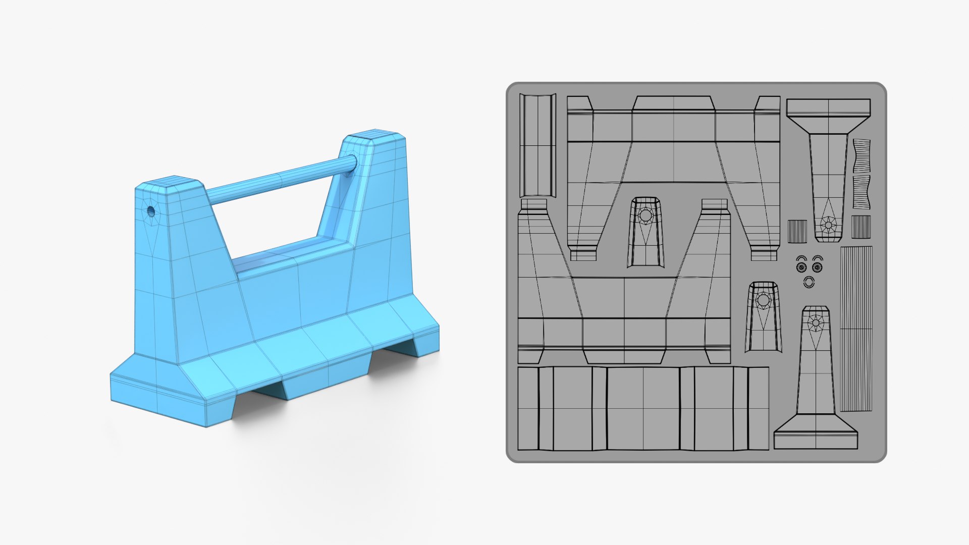 3D Concrete Forkfit Barrier - Traffic Props https://p.turbosquid.com/ts-thumb/36/0BSnlU/AQ/uv_preview/png/1784306079/1920x1080/fit_q87/aa98f4f6e38ce46de5e99b028140cd02b6412d18/uv_preview.jpg