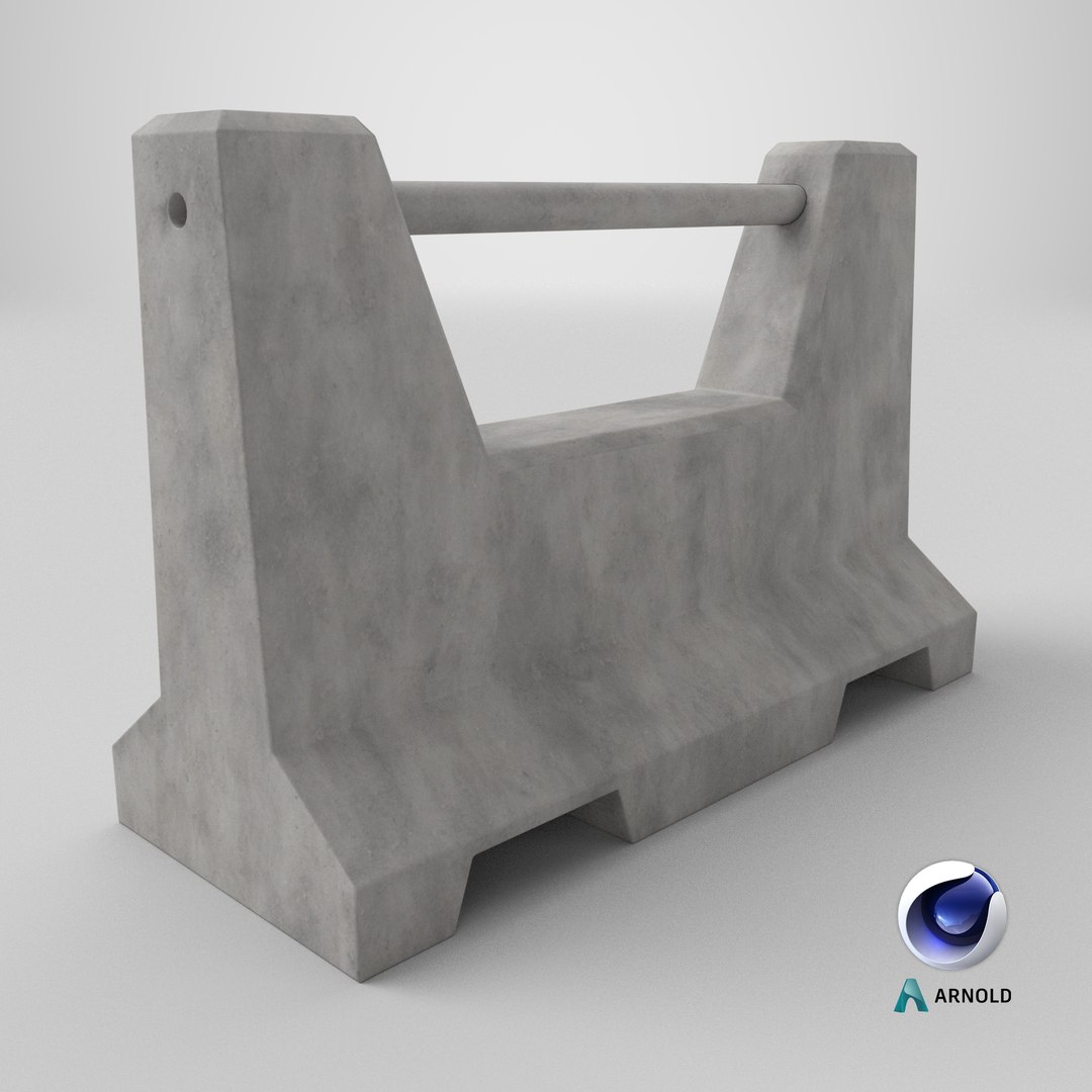 3D Concrete Forkfit Barrier - Traffic Props https://p.turbosquid.com/ts-thumb/36/0BSnlU/bN/stemcell_cinema_4d_arnold_render/png/1784727065/1920x1080/fit_q87/cee19f3254629939c78977a448b1ad9630302495/stemcell_cinema_4d_arnold_render.jpg