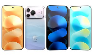 Huawei Nova 16 SE All Colors 3D