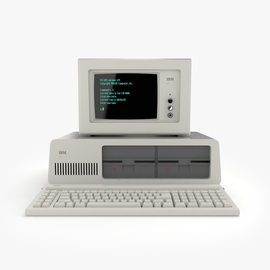 Retro Computer Model - Turbosquid 1189594