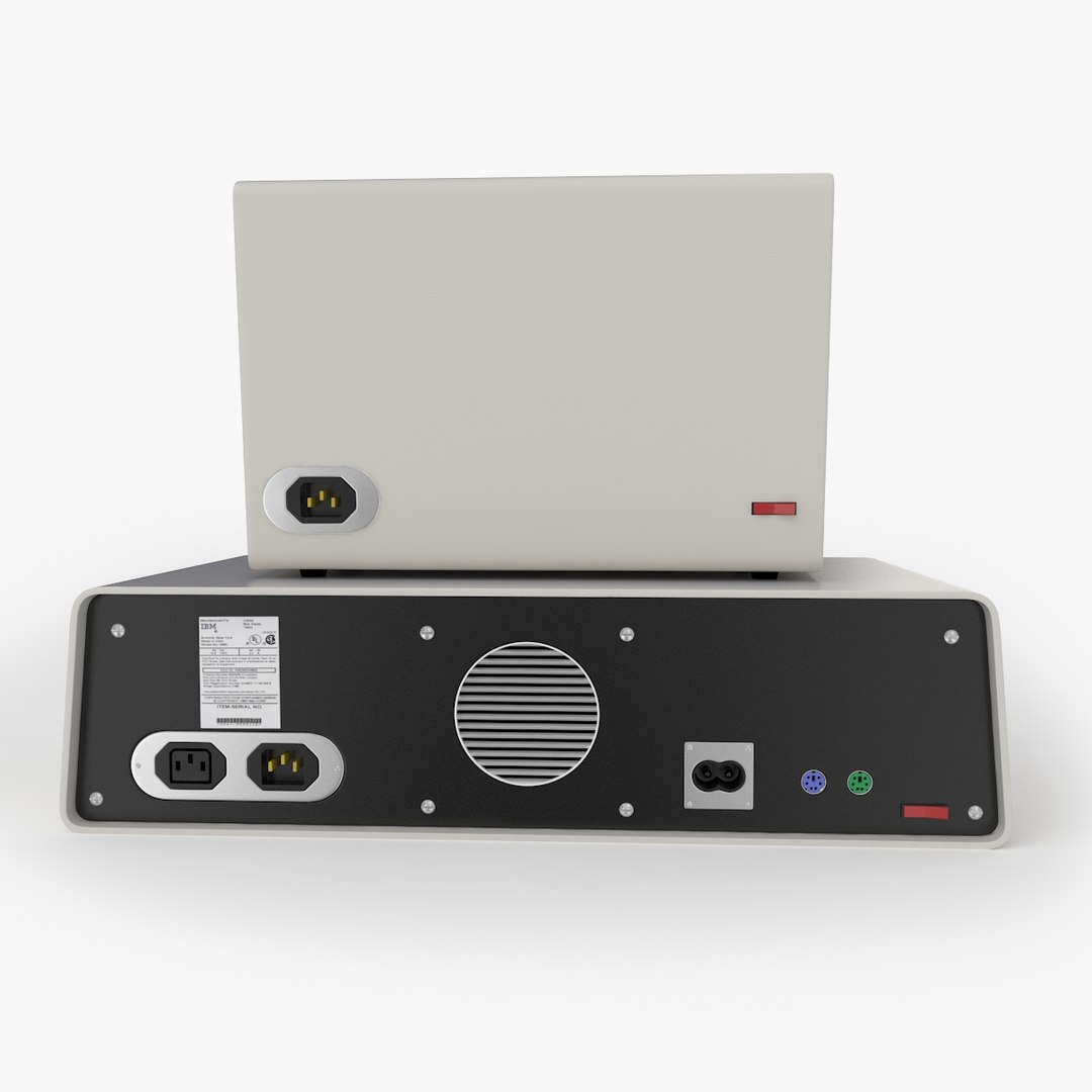 Retro Computer Model - TurboSquid 1189594