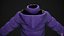 Purple winter jacket