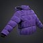 Purple winter jacket