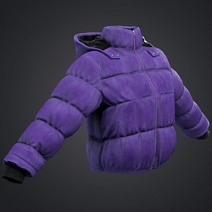 Purple winter jacket